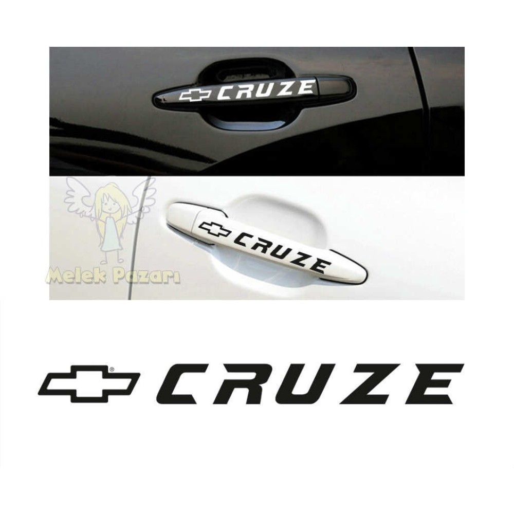 Chevrolet Cruze Kapı Kolu Jant Araba Sticker 8 Adet
