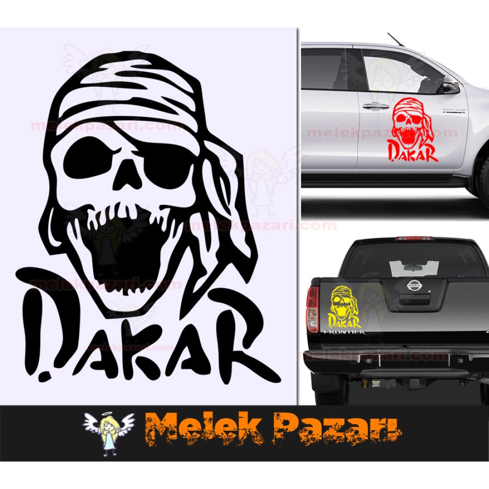 Dakar Off Road Oto Sticker