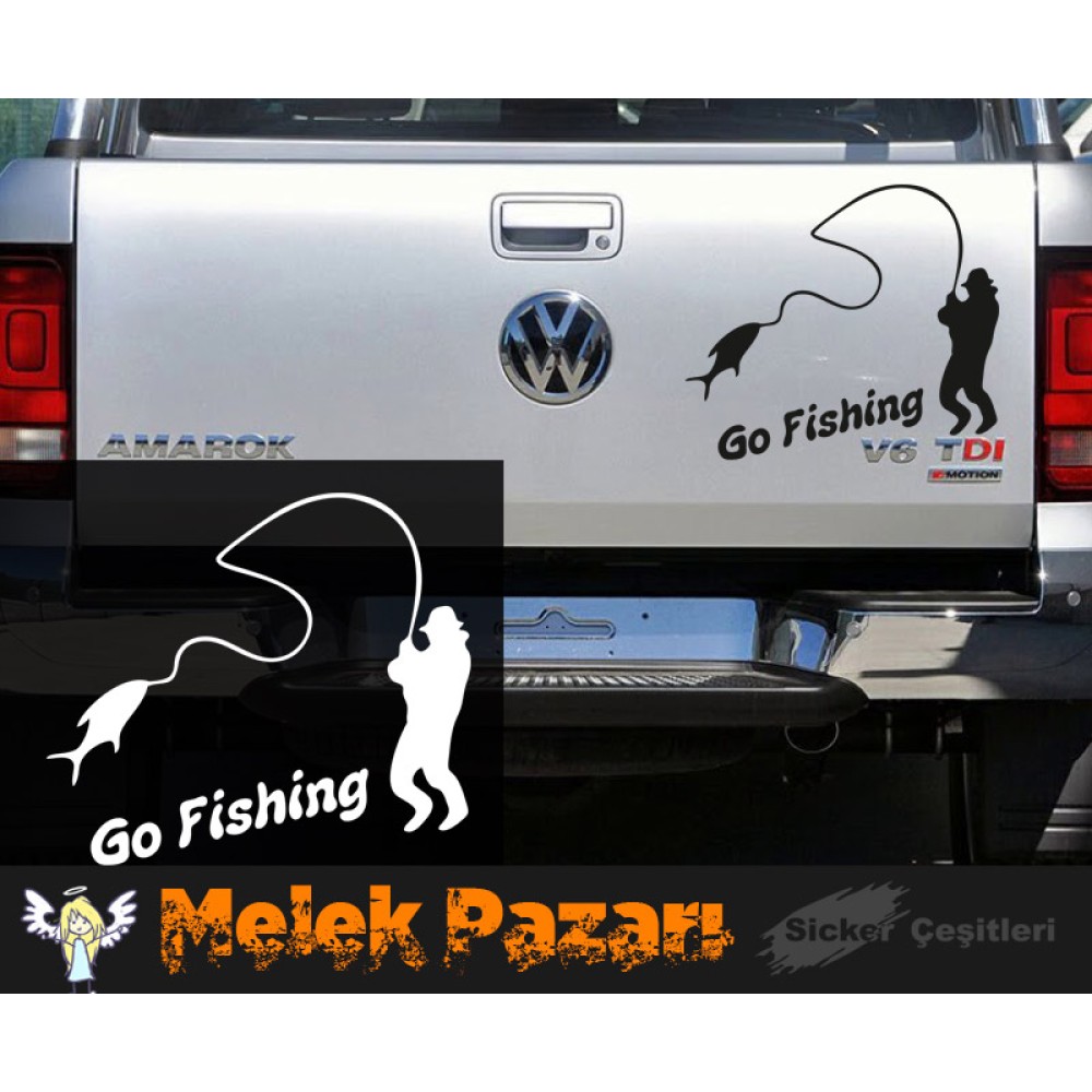 Go Fishing Balık Avcılığı Araba Sticker