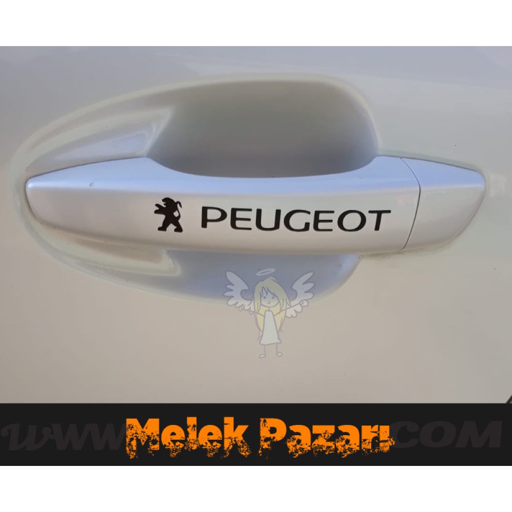 Peugeot Kapı Kolu Jant Araba Sticker