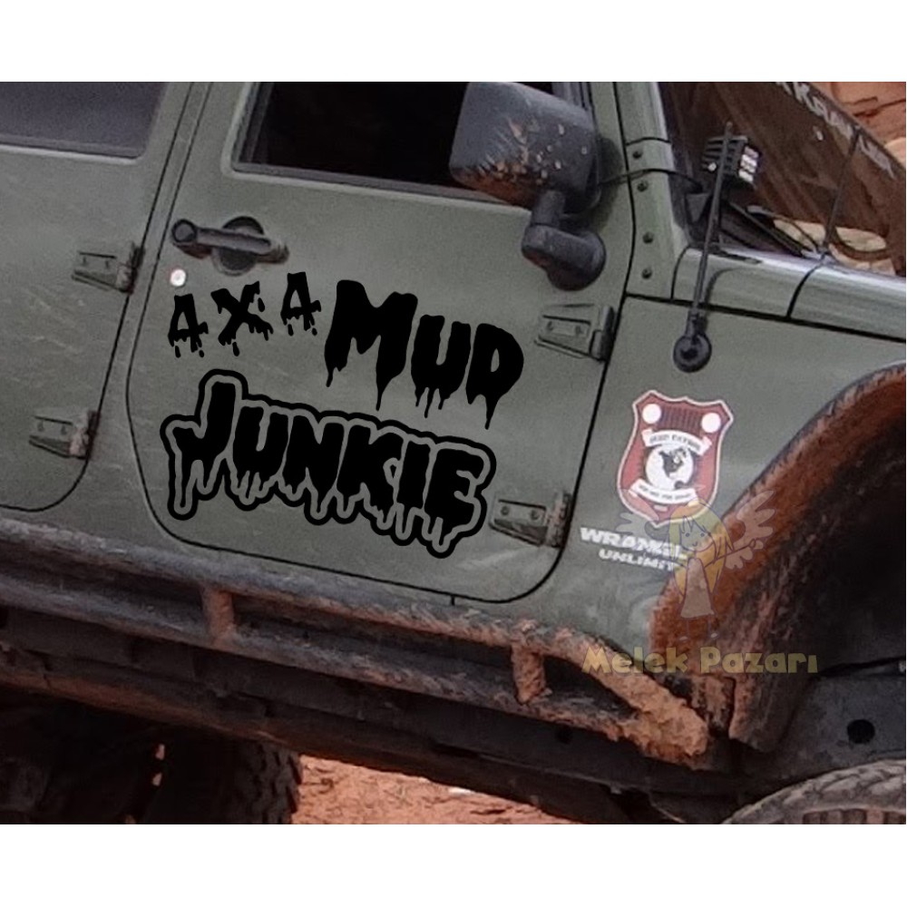 4X4 Çamur Bağımlısı, Mud Junkie Offroad Sticker
