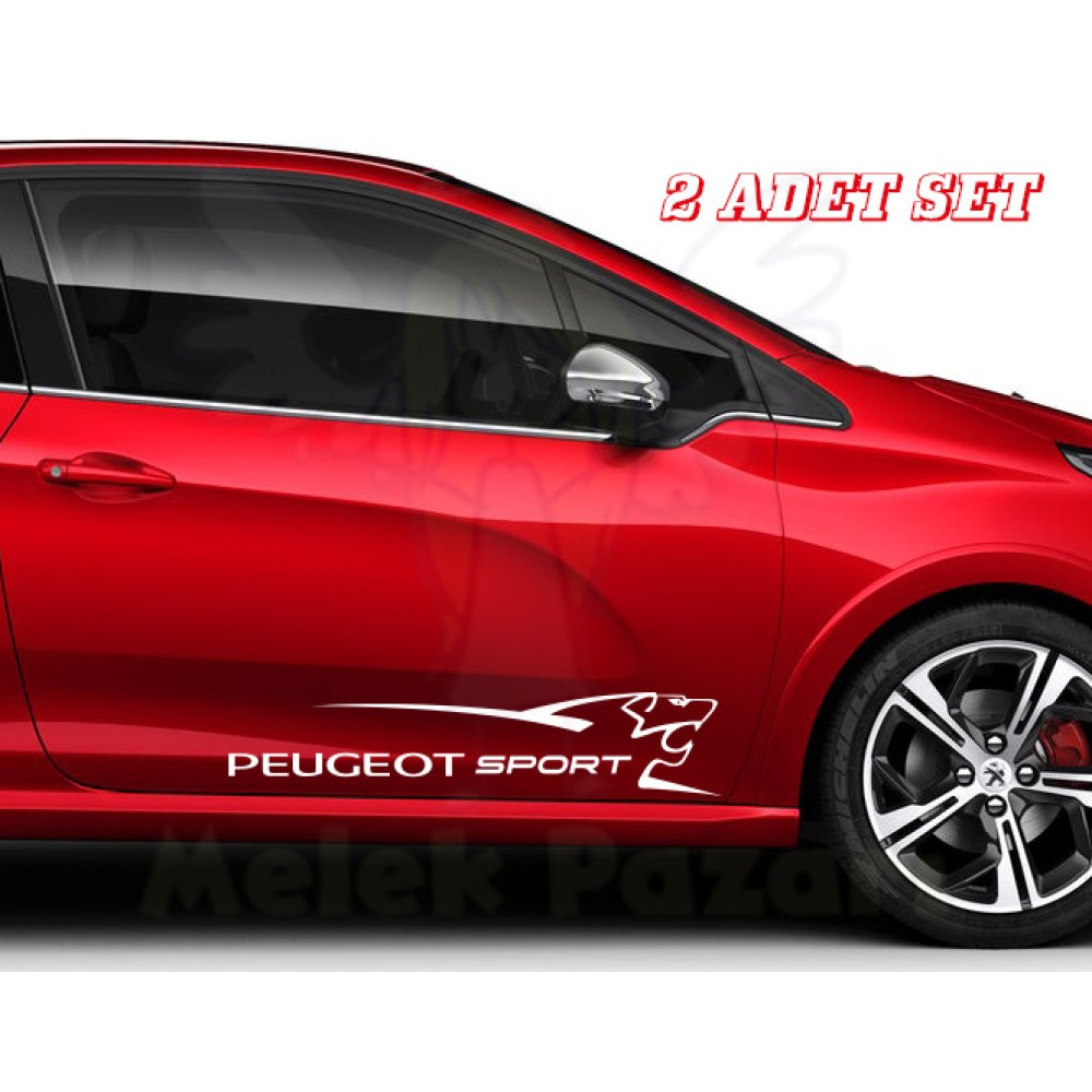 Peugeot Sport Sağ-Sol Set Araba Sticker