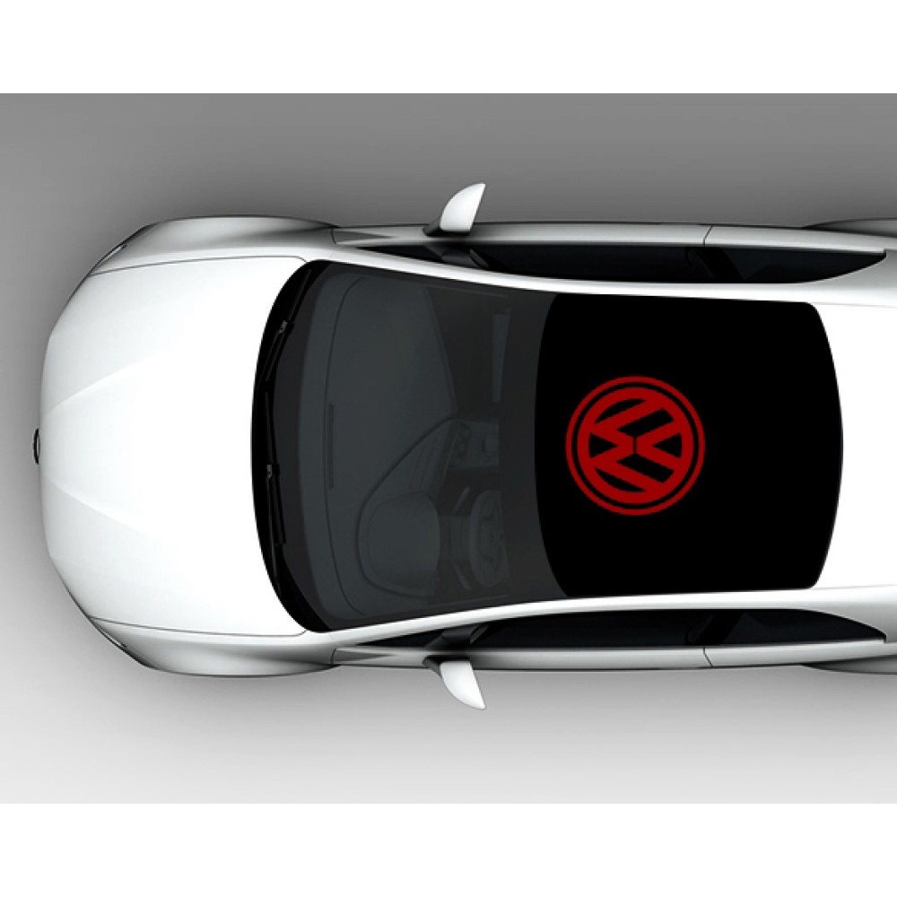 VW, Volkswagen Sunroof Araba Sticker, Oto Çıkartma