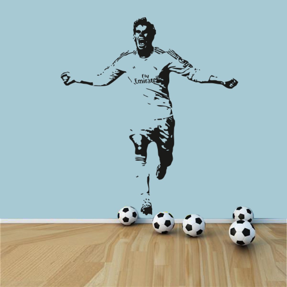 Futbolcu Bale Duvar Sticker